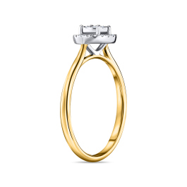 Кольцо с бриллиантами