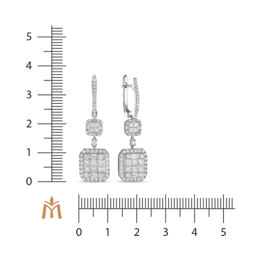 Серьги с бриллиантами