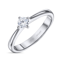 Кольцо с бриллиантом - фото 1