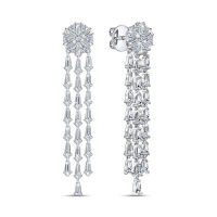 Серьги с бриллиантами - фото 1 Серьги с бриллиантами - фото 1