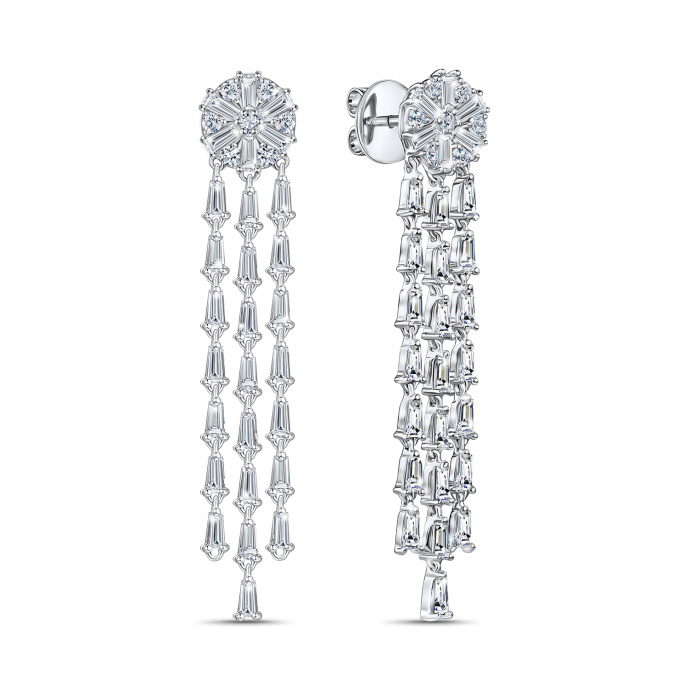 Серьги с бриллиантами - фото 1 Серьги с бриллиантами - фото 1