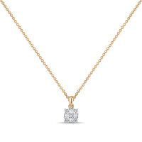 Колье с бриллиантом - фото 1