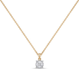 Колье с бриллиантом