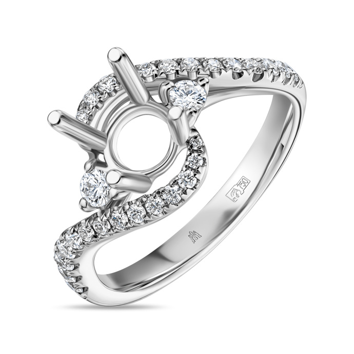 Кольцо с бриллиантами - фото 1