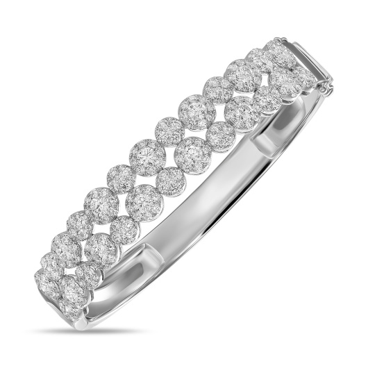 Браслет жесткий с бриллиантами