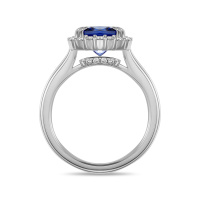 Кольцо с бриллиантами и танзанитом - фото 2 Кольцо с бриллиантами и танзанитом - фото 2