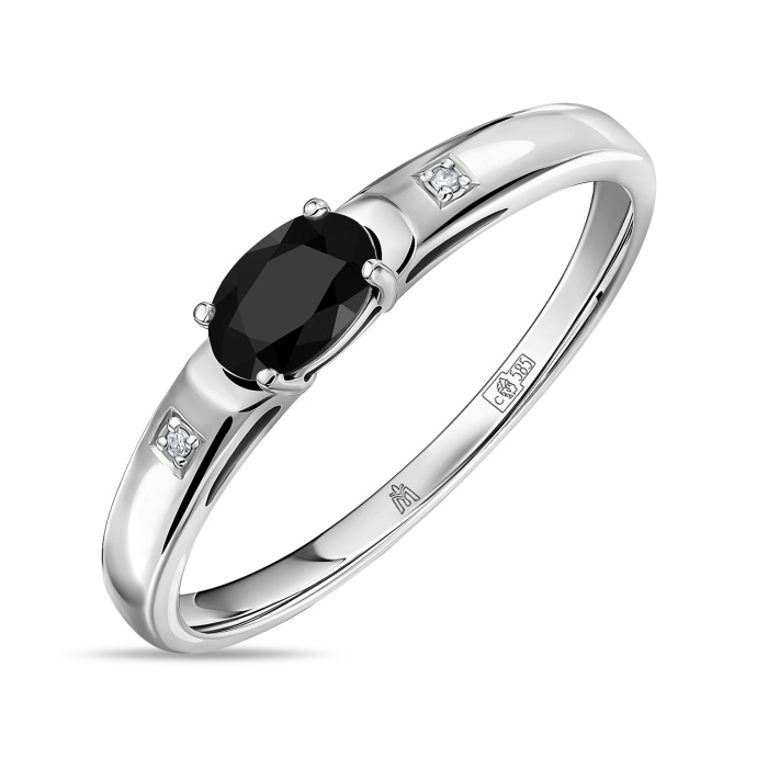 Кольцо с цветными сапфирами и бриллиантами - фото 1 Кольцо с цветными сапфирами и бриллиантами - фото 1