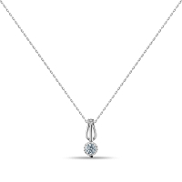 Колье с бриллиантом - фото 1