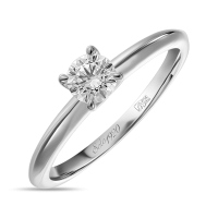 Кольцо с бриллиантом - фото 1