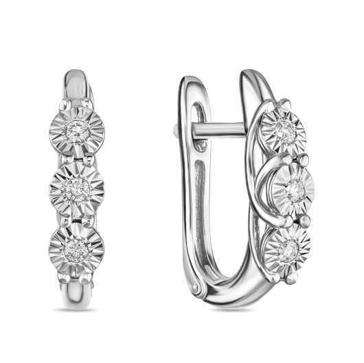 Серьги с бриллиантами