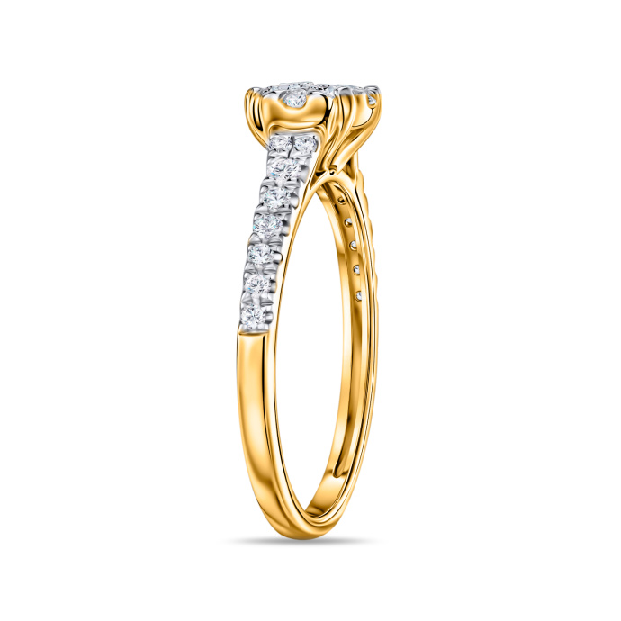 Кольцо с бриллиантом - фото 2