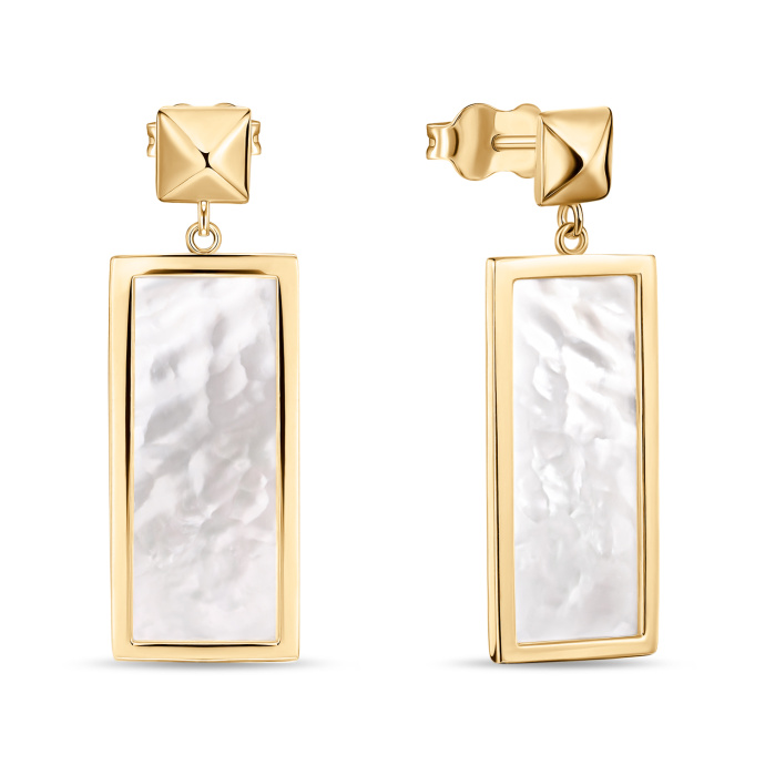 Серьги с перламутром - фото 1 Серьги с перламутром - фото 1