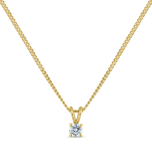 Колье с бриллиантом