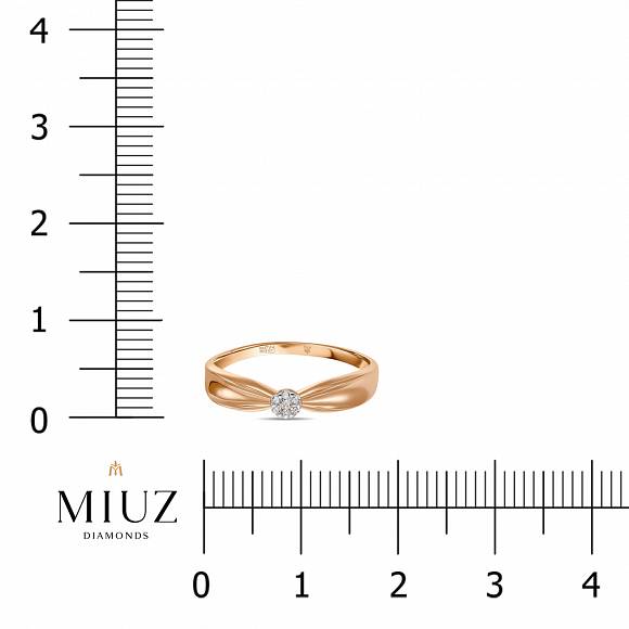 Кольцо с фианитами R2020-MIS-0007-R - Фото 2