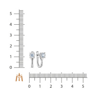 Серьги с бриллиантом - фото 2 Серьги с бриллиантом - фото 2