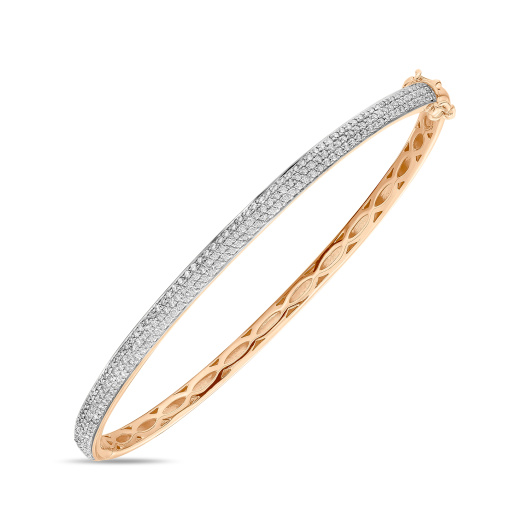 Браслет жесткий с бриллиантами