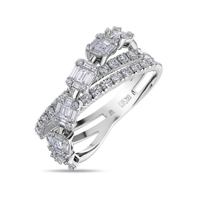 Кольцо с бриллиантами - фото 1 Кольцо с бриллиантами - фото 1