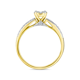 Кольцо с бриллиантами