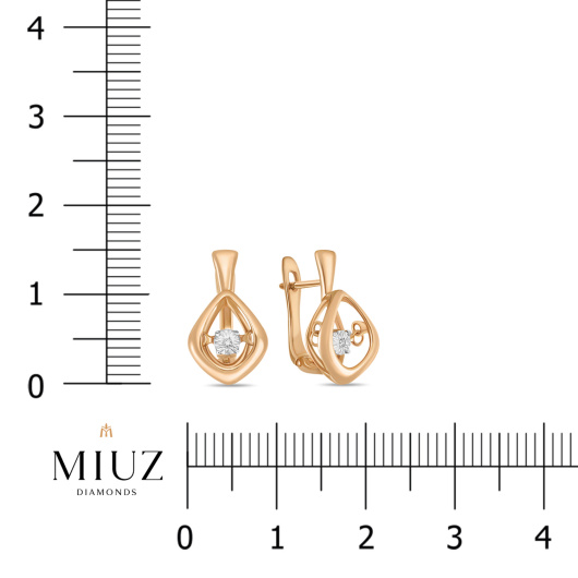 Серьги с бриллиантами