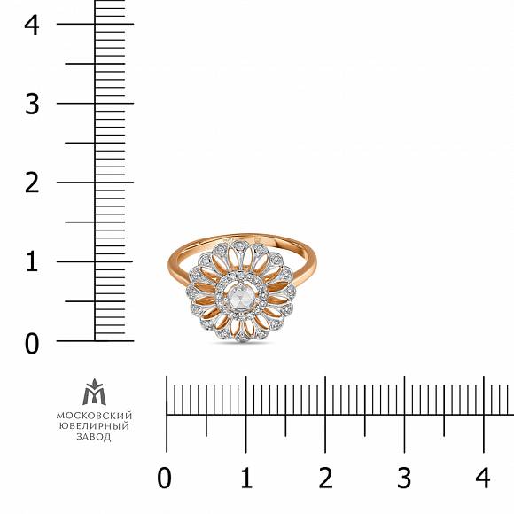 Кольцо с бриллиантами R2009-1983015AXD-R17 - Фото 2