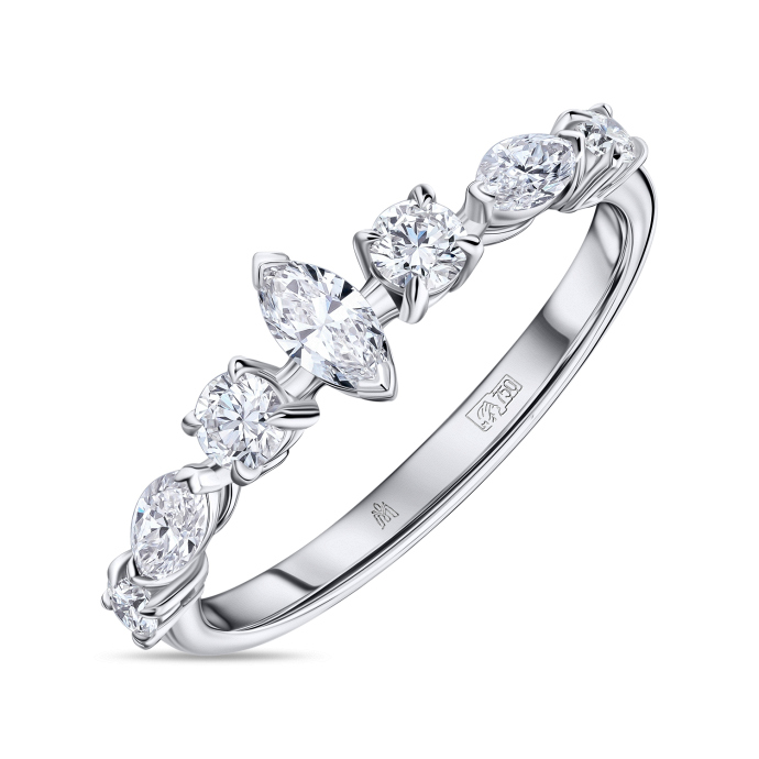 Кольцо с бриллиантами - фото 1