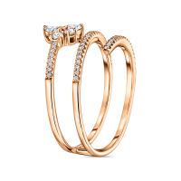 Кольцо с бриллиантами - фото 2