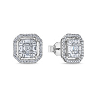 Серьги с бриллиантами - фото 1 Серьги с бриллиантами - фото 1