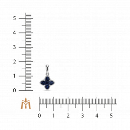 Подвеска с сапфирами