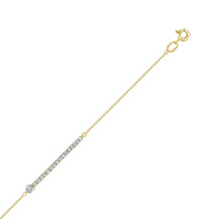 Браслет с бриллиантом - фото 1