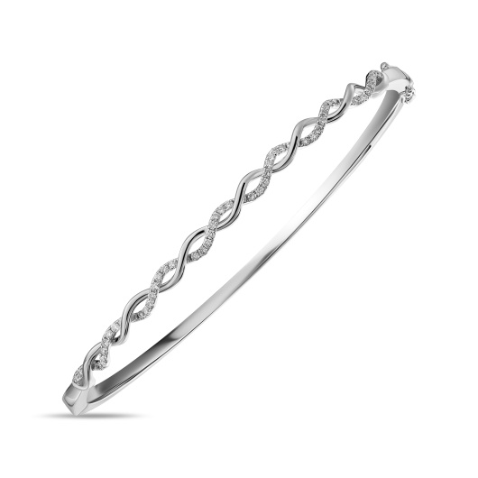 Браслет жесткий с бриллиантами