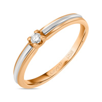 Кольцо с бриллиантом - фото 1 Кольцо с бриллиантом - фото 1