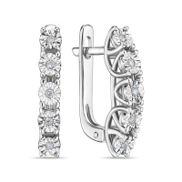 Серьги с бриллиантами - фото 1 Серьги с бриллиантами - фото 1