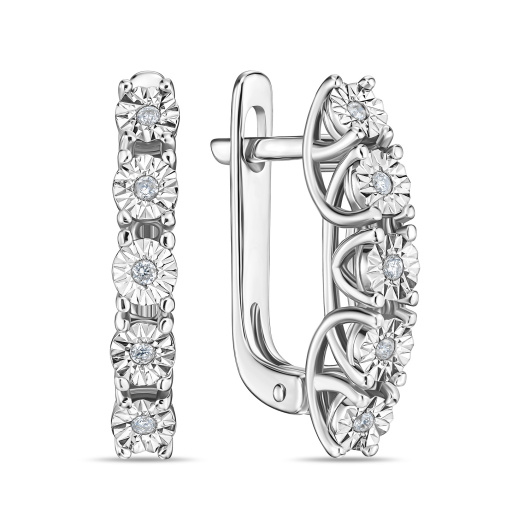 Серьги с бриллиантами