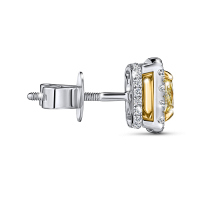 Серьги с бриллиантами - фото 2