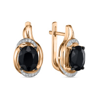 Серьги с бриллиантами и цветными сапфирами - фото 1 Серьги с бриллиантами и цветными сапфирами - фото 1