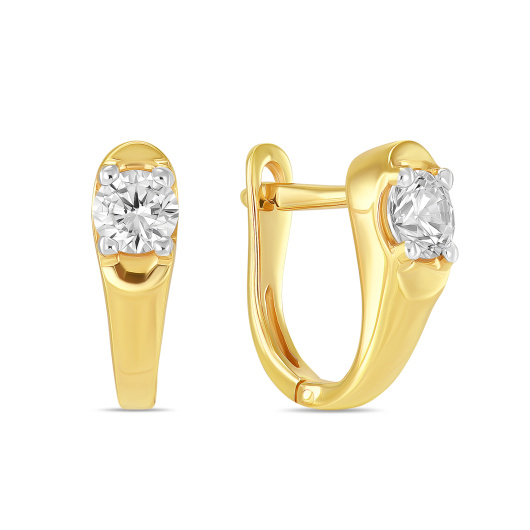 Серьги с фианитами