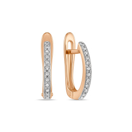 Серьги с бриллиантами и жемчугом