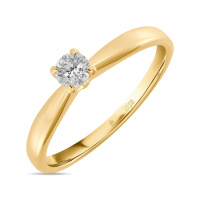 Кольцо с бриллиантом - фото 1 Кольцо с бриллиантом - фото 1