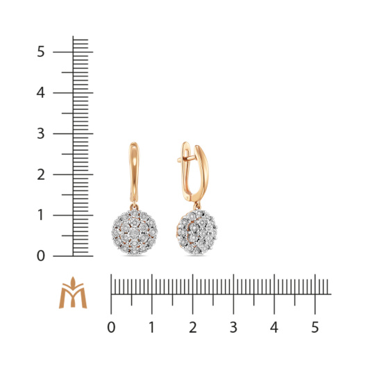 Серьги с бриллиантами