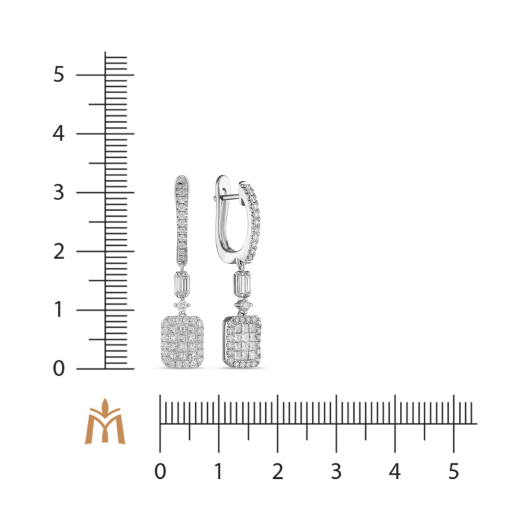 Серьги с бриллиантами