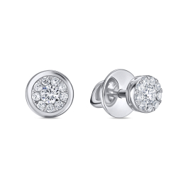 Серьги с бриллиантом