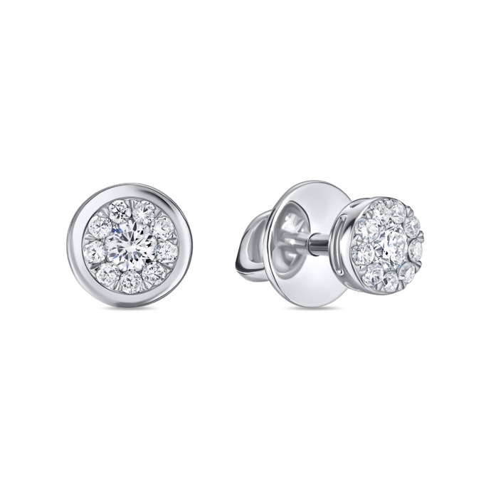 Серьги с бриллиантом - фото 2 Серьги с бриллиантом - фото 2