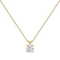 Колье с бриллиантом - фото 1