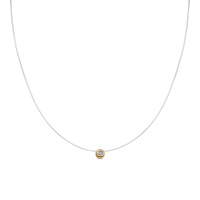 Колье с фианитом - фото 1 Колье с фианитом - фото 1