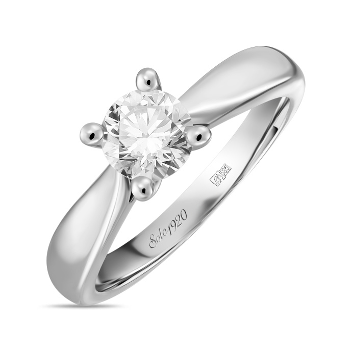 Кольцо с бриллиантом - фото 1 Кольцо с бриллиантом - фото 1