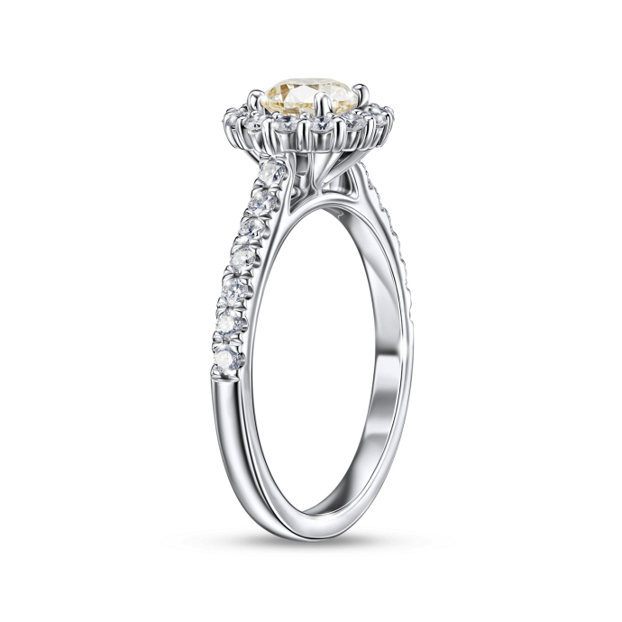 Кольцо с бриллиантами и бриллиант облагорож.ом - фото 3